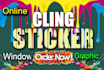 design any shopfront vinyl decal graphic design window sticker, packing design
