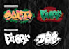 write your name or your brand with urban art graffiti style
