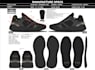 create a shoe sneakers design with techpack for production