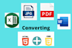 be converting documents to HTML