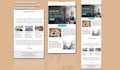 design responsive html mailchimp email  template