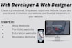be your front web developer and designer