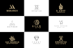 create amazing modern minimalist and creative monogram luxury logo