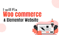 build and fix a custom woocommerce online store with elementor pro
