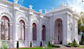 design and render luxury classic villa  facade elevation