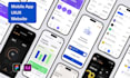 do mobile app ui ux, figma app design, app mockup, app design