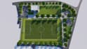 do urban master plan, community landscape park, sports club