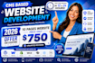 develop a cms website using wordpress, webflow, shopify, wix and squarespace