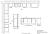 provide kitchen cabinetry 2d drawing