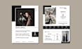 design media kit, press kit, rate card for influencer