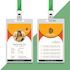 design your professional modern identity card