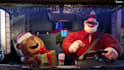 make teddy santa christmas greeting