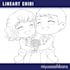 draw cute couple chibi illustration