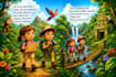 illustrate your children picture book with adorable characters and scene