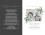 design modern obituary, funeral program in 1hr