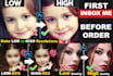 enhance, restore, improve and upscale low quality images