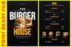 design restaurant flyer and food menu