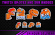 create custom twitch emotes and sub badges