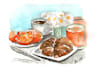 do any handmade illustration in watercolor