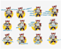 make sticker chatting or emoticon 8pcs in 5 dollar