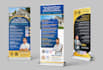 design a premium roll up banner