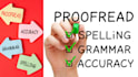 accurately proofread and edit your book, document or text