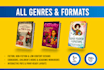 design professional amazon book ads, a plus content, and 3d mockups