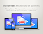 move your website to a new host or a new domain