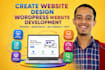 create website development, website design, wordpress website redesign