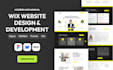 develop modern website landing page figma webflow framer wix