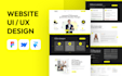 design a modern high converting landing page in figma