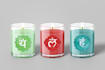 do candle label design, packaging design, cbd label