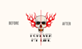 vectorize japanese style for t shirt, logo