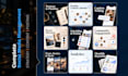 design instagram, facebook posts and ad creatives