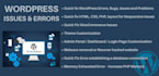 fix wordpress, PHP, html, CSS, js, jquery errors, issues, bugs, customize theme