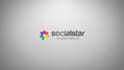 create colorful particle logo intro
