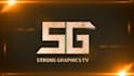 create a cinematic metallic golden logo intro animation