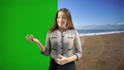 key or roto and composite your green screen video