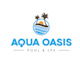 design awesome  pool and spa logo with free source file