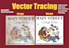 do manual vector tracing , convert images to vector