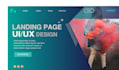 design eye catching website UI UX and landing page UI