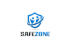 create modern cyber security, tech and technology logo with express delivery