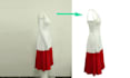 do ghost mannequin, neck joint, symmetric, clothing editing