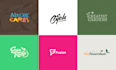 creative text based, wordmark, lettermark, typography, lettering logo design