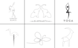 do creative minimal line art logo