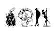 draw amazing silhouette fantasy illustration