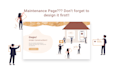 do website UI UX design and landing page design