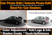 do car photo editing or automobile image edit