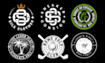 design round, circle, stamp, seal, badge, retro vintage logo