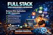 build full stack web app with mern or PHP